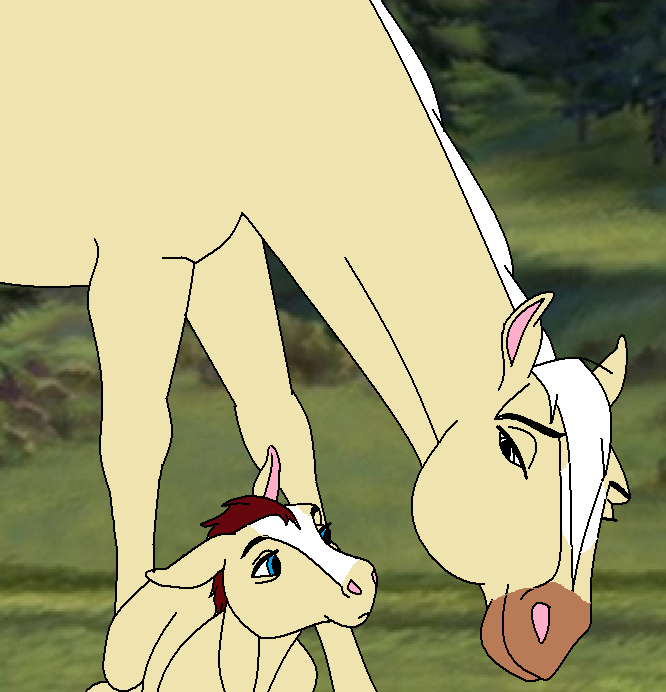 Comet as a filly!