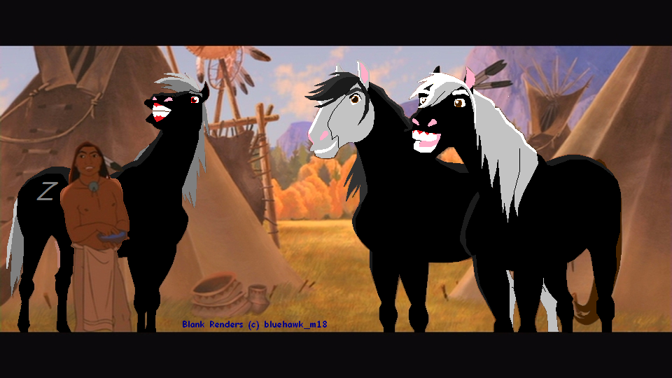 a few of my black horses!