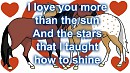 I love you more 