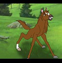 Ginger as a filly