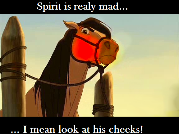 Spirit is really mad...