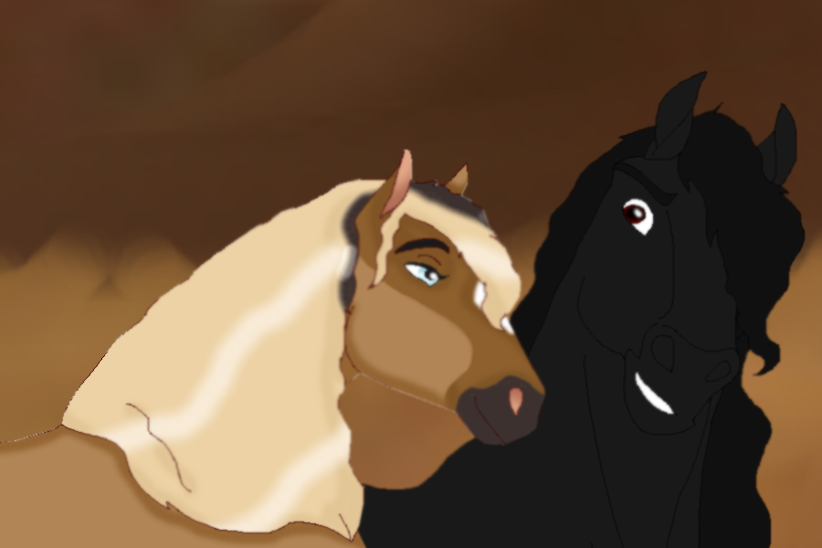 Dolphina and Caspian