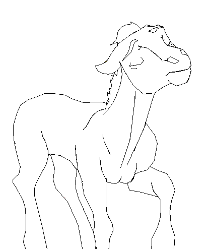 Foal Lineart
