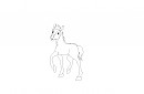 Blank lineart Colt