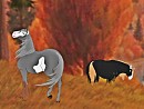 Two Girls in fall 