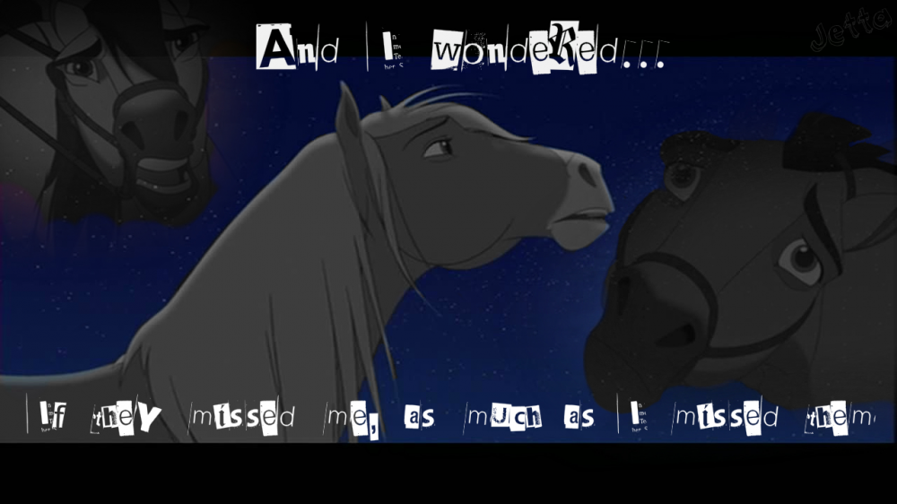 And I wondered...