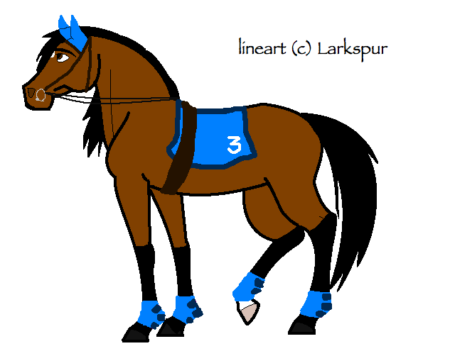 Everybodys Darling as a Race Horse!