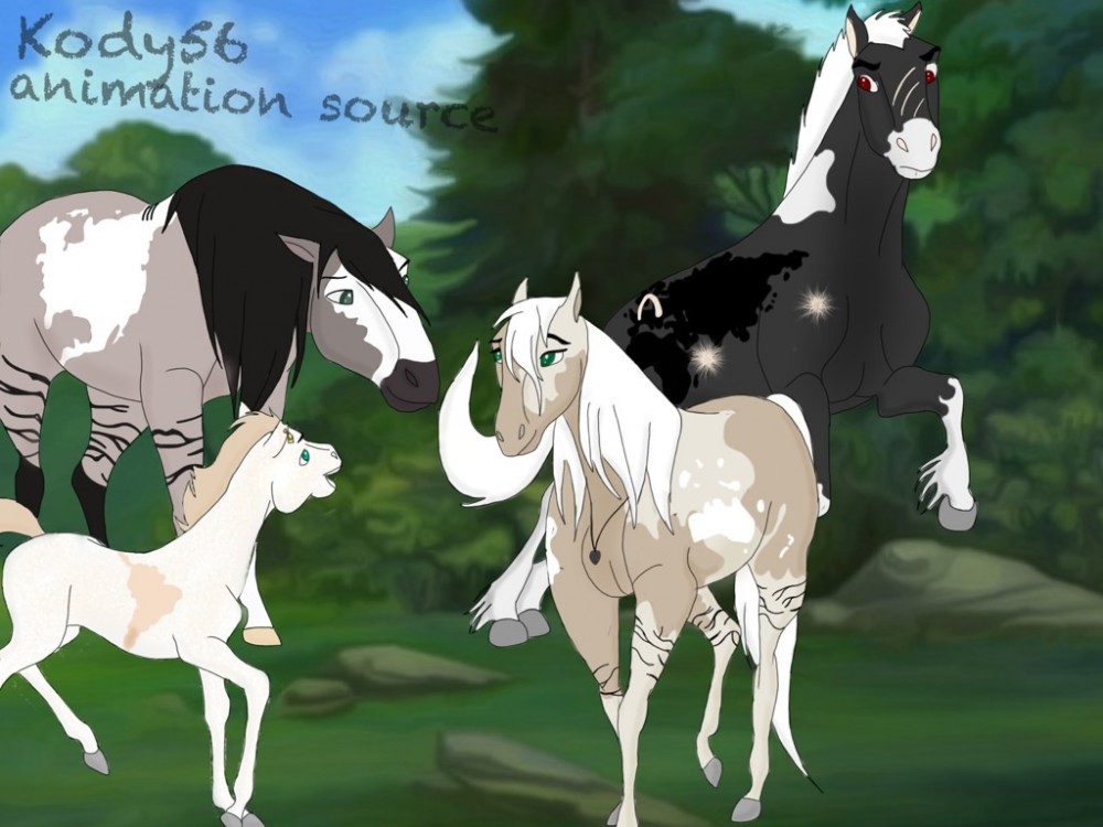 Horse world map
