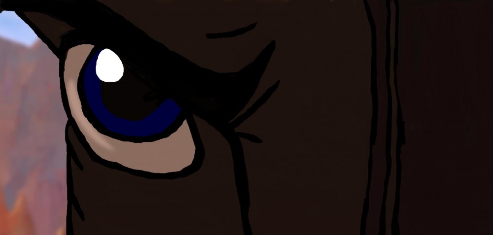 Junipero's eye