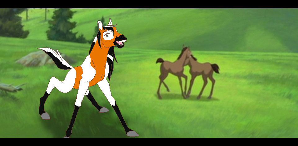 Mia as a foal