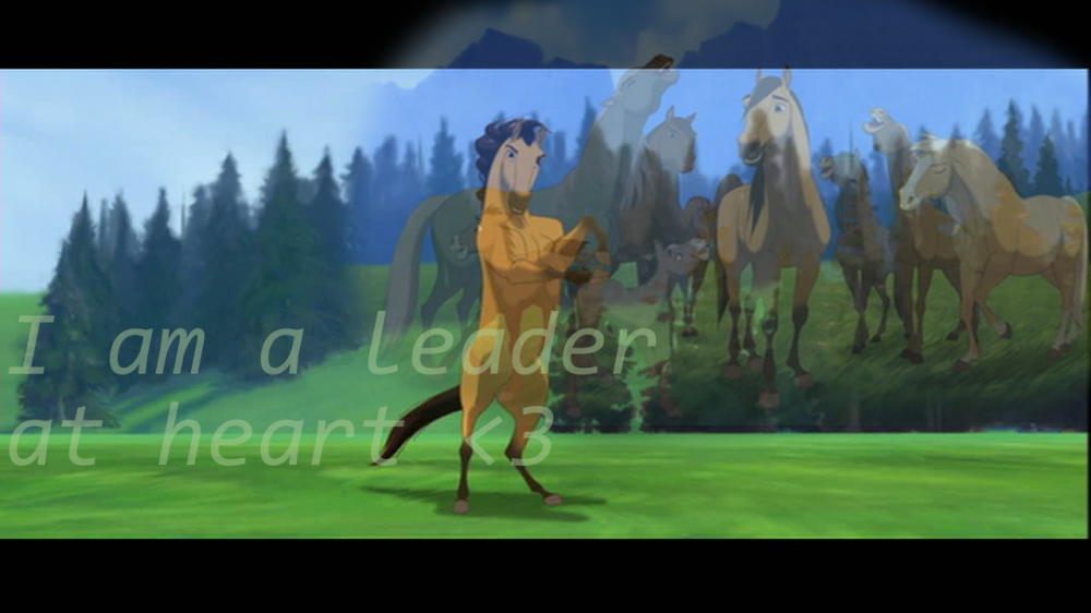 I am a leader at heart <3