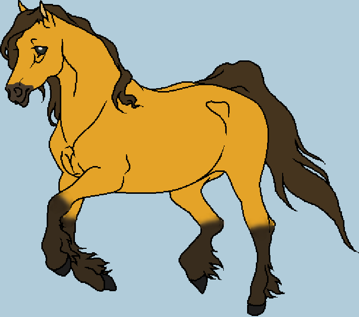 If Spirit was a Draft / Fresian Breed. ?