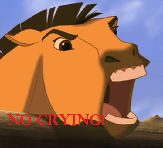 NO CRYING!