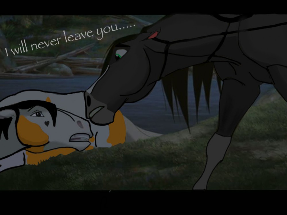 I will never leave you....