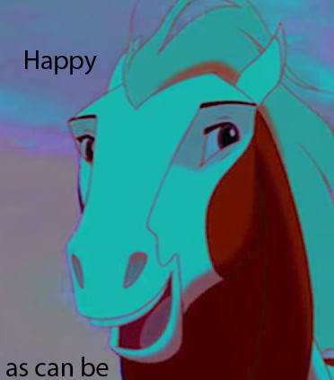Happy as can be