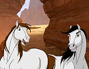 2 Horses Render