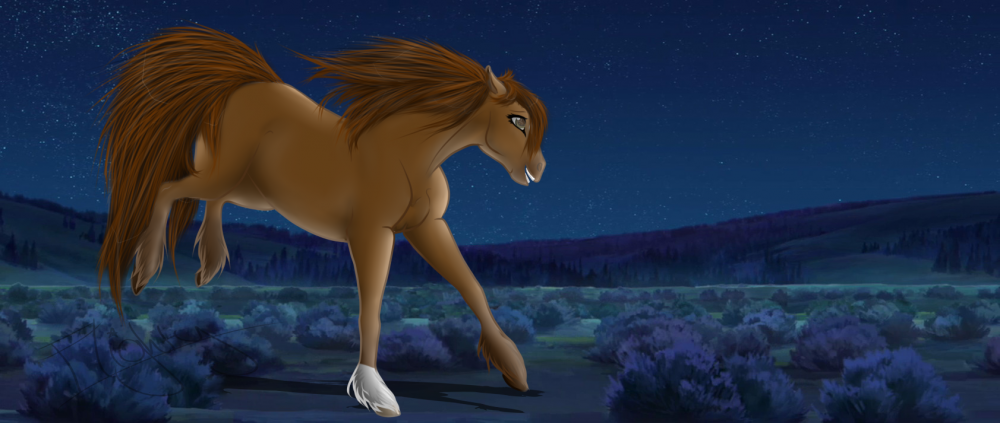 GIFT: BlackHorseBeth- A Moonlit Dance