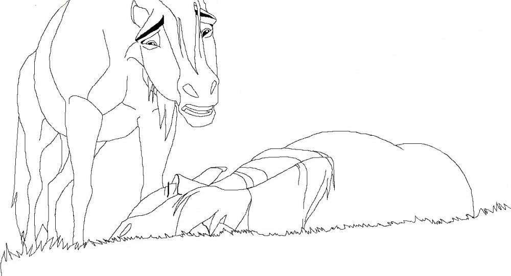 Death of a Loved One (Lineart)