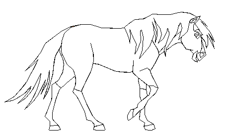 Male horse render 2
