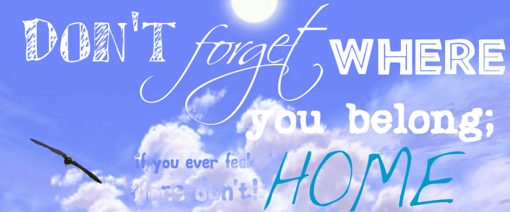 Don't Forget Where You Belong~