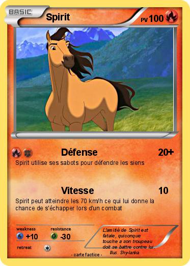 Carte de pokemon -spirit