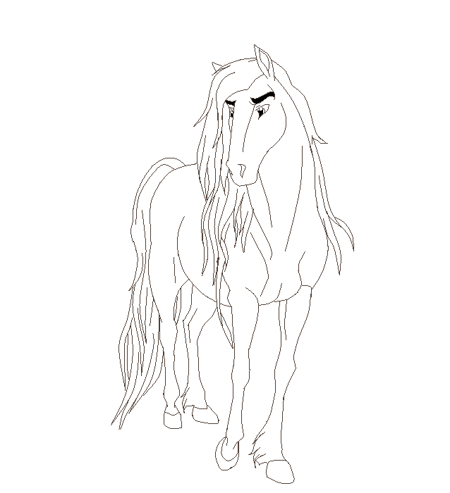 Friesian Blank render
