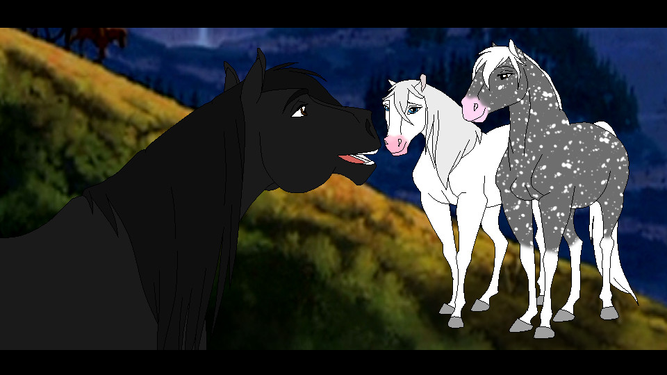 Black and his two girls