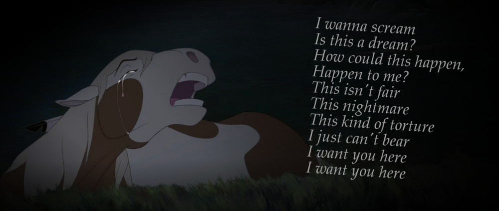 I want you here