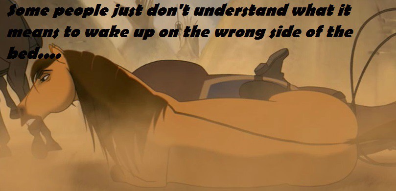 Wrong Side of the Bed...