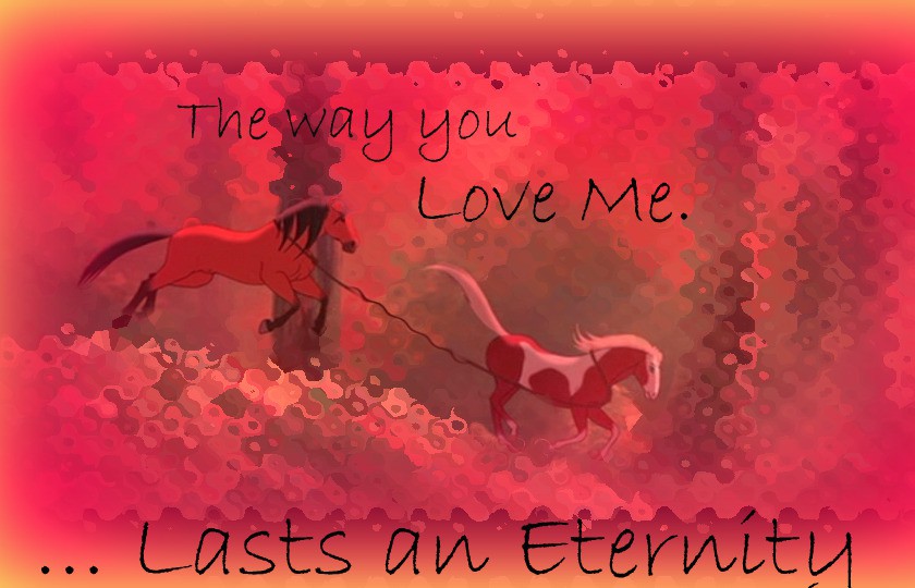 Love lasts for an eternity