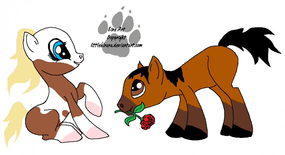 Spirit and Rain- Mylittle Pony Style :P