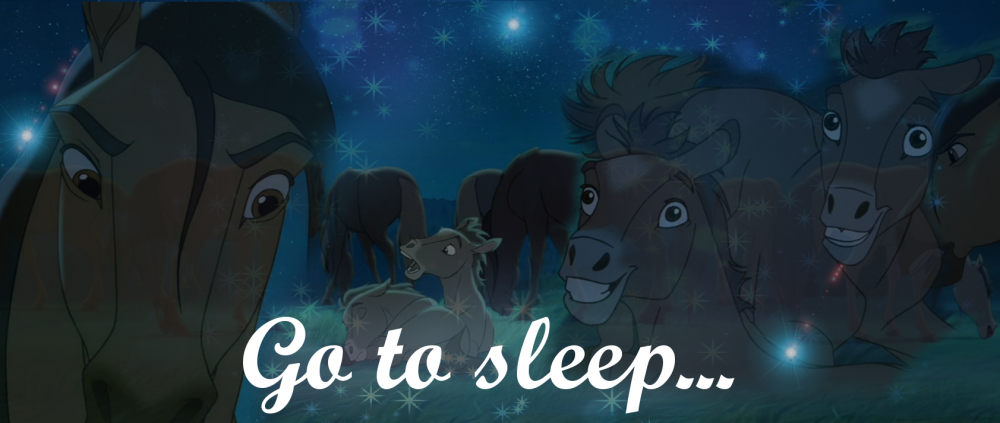 Go to sleep...