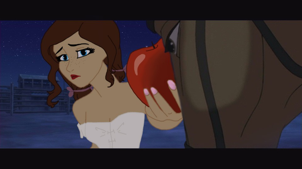 Want, an apple? 
