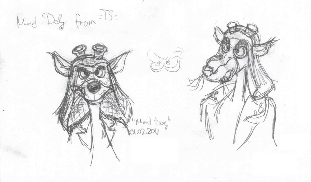 Mad Dog - sketches