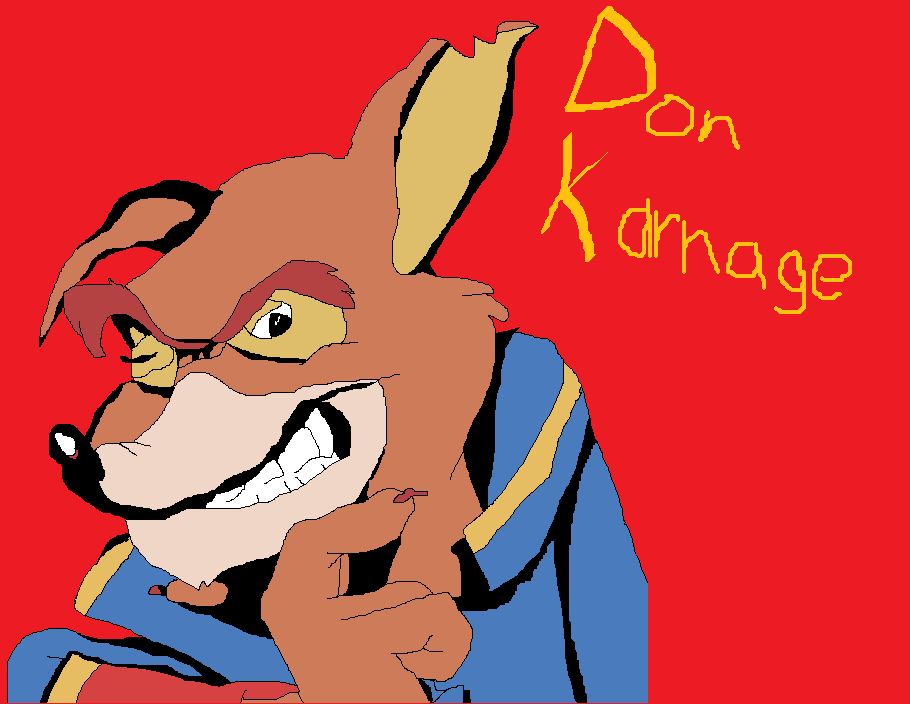 Don Karnage Thinking