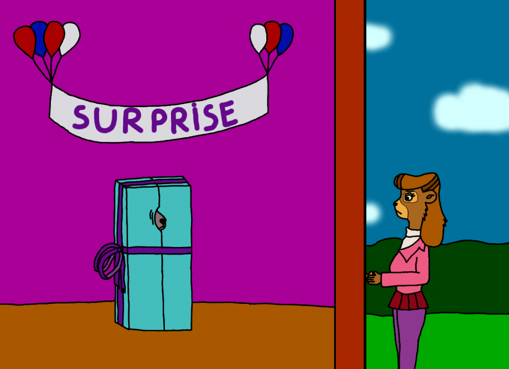 Baloo fait une surprise à Rebecca