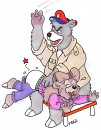 Baloo  spanking  Rebecca