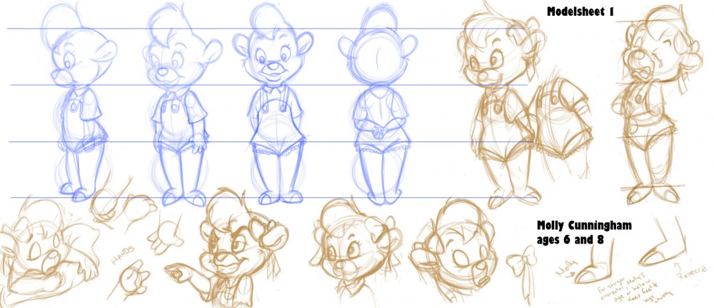 Molly virtual season model sheet 1