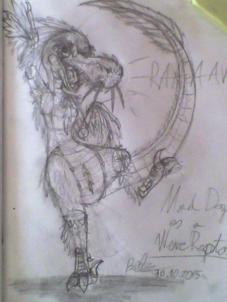 Halloween 2015: Mad Dog the Wereraptor