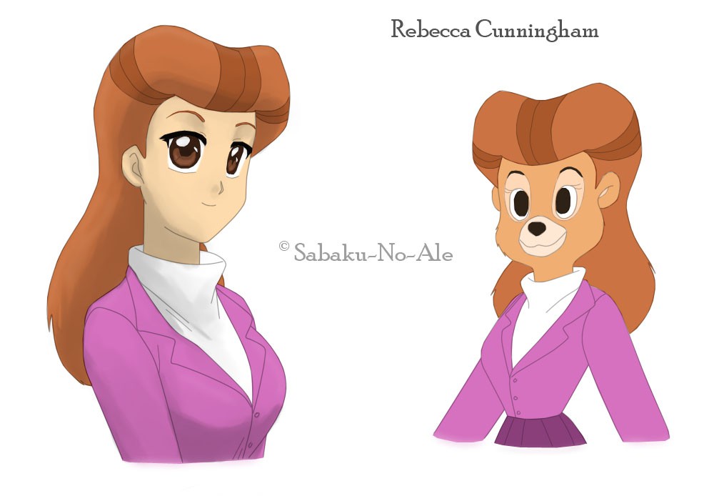 Rebecca Cunningham - Human/anime form