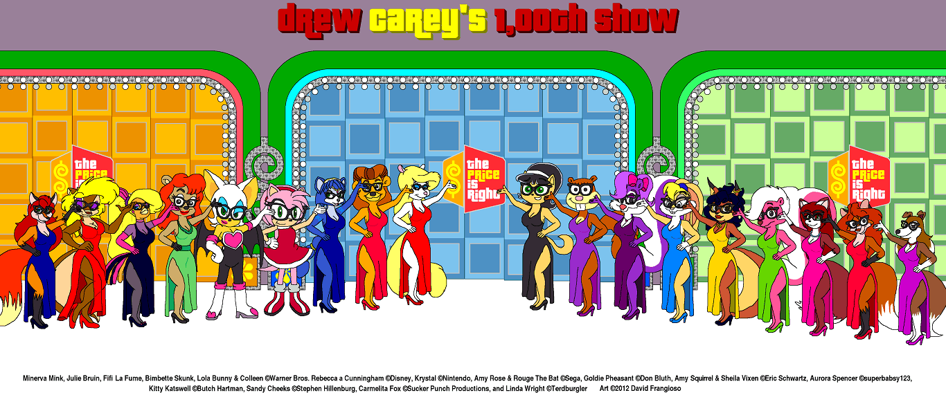 Minerva & Friends Celebrate Drew's 1,000th show of