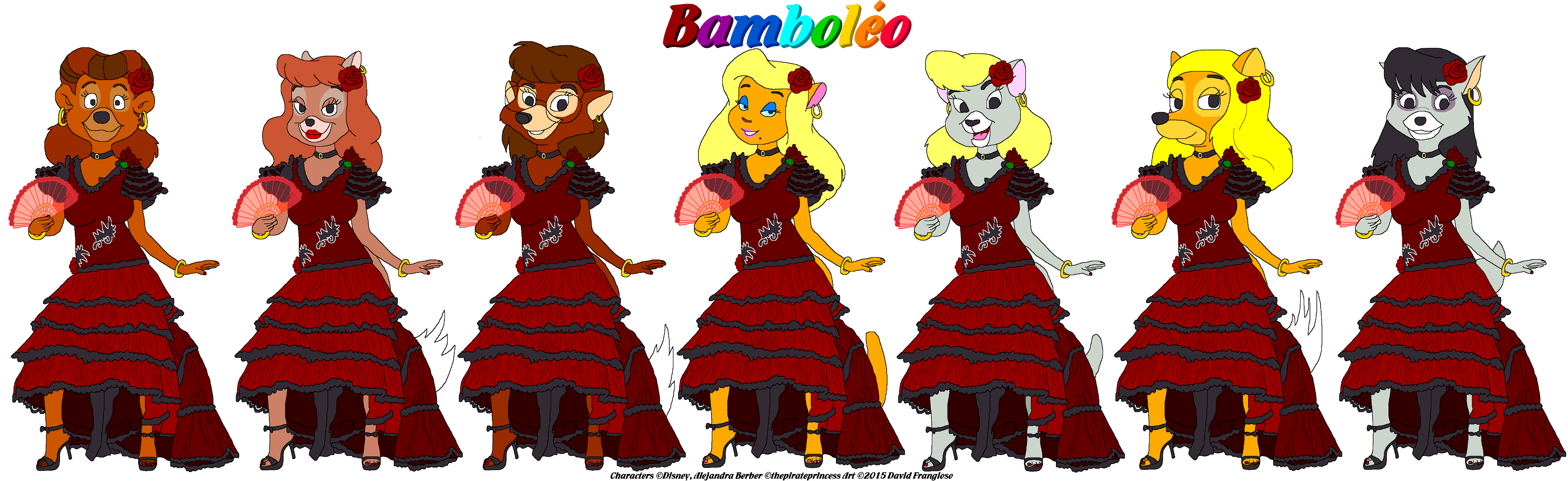 TaleSpin Flamenco Dancers - Bamboléo