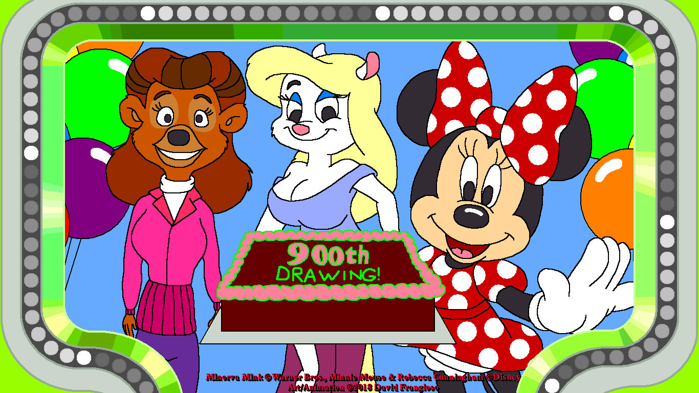 900th Drawing of Minerva Mink Celebration