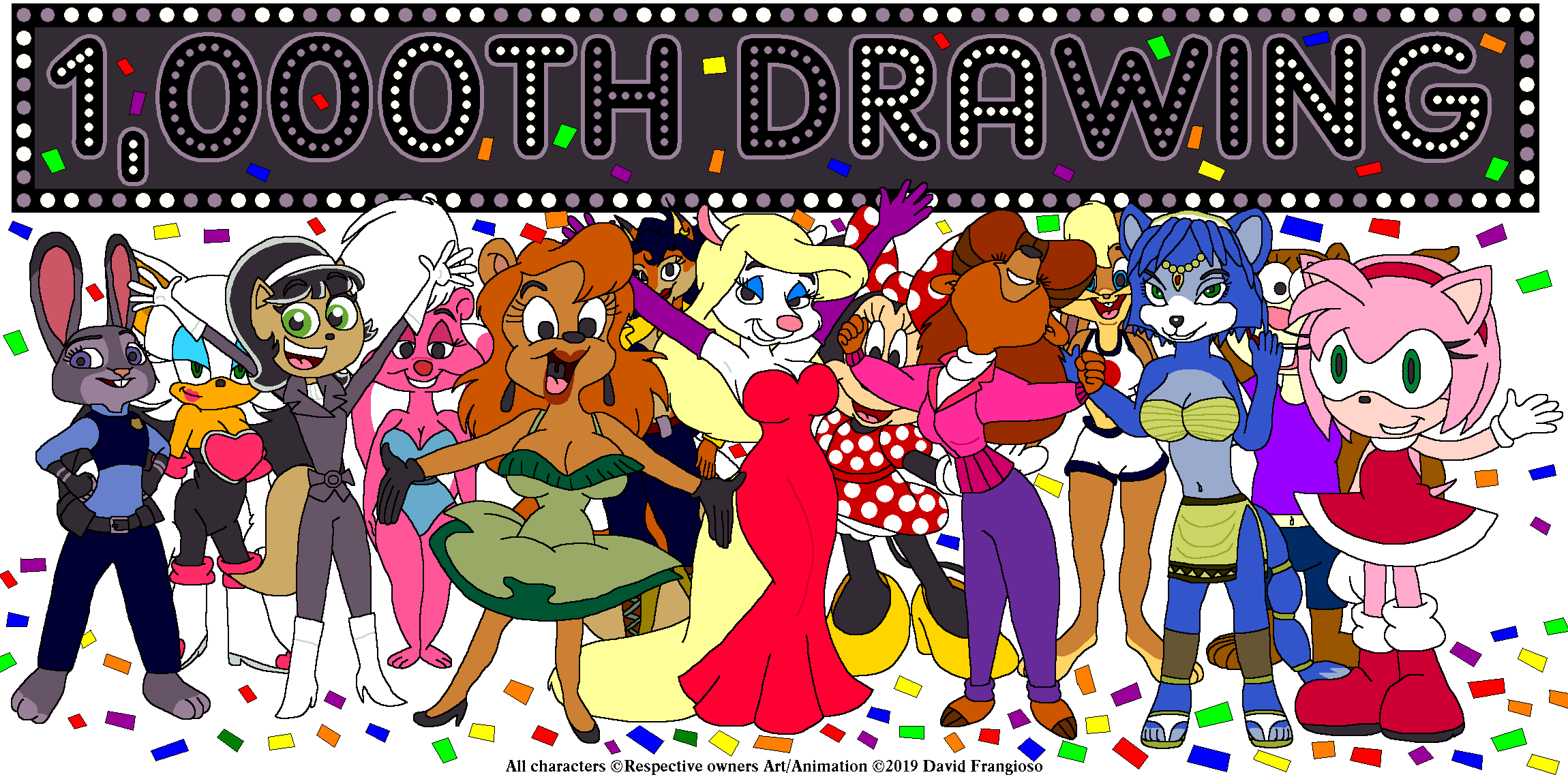 1,000th Drawing of Minerva Mink Celebration