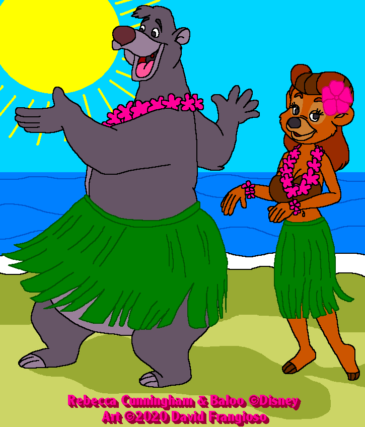 Baloo & Rebecca Hula Dancers