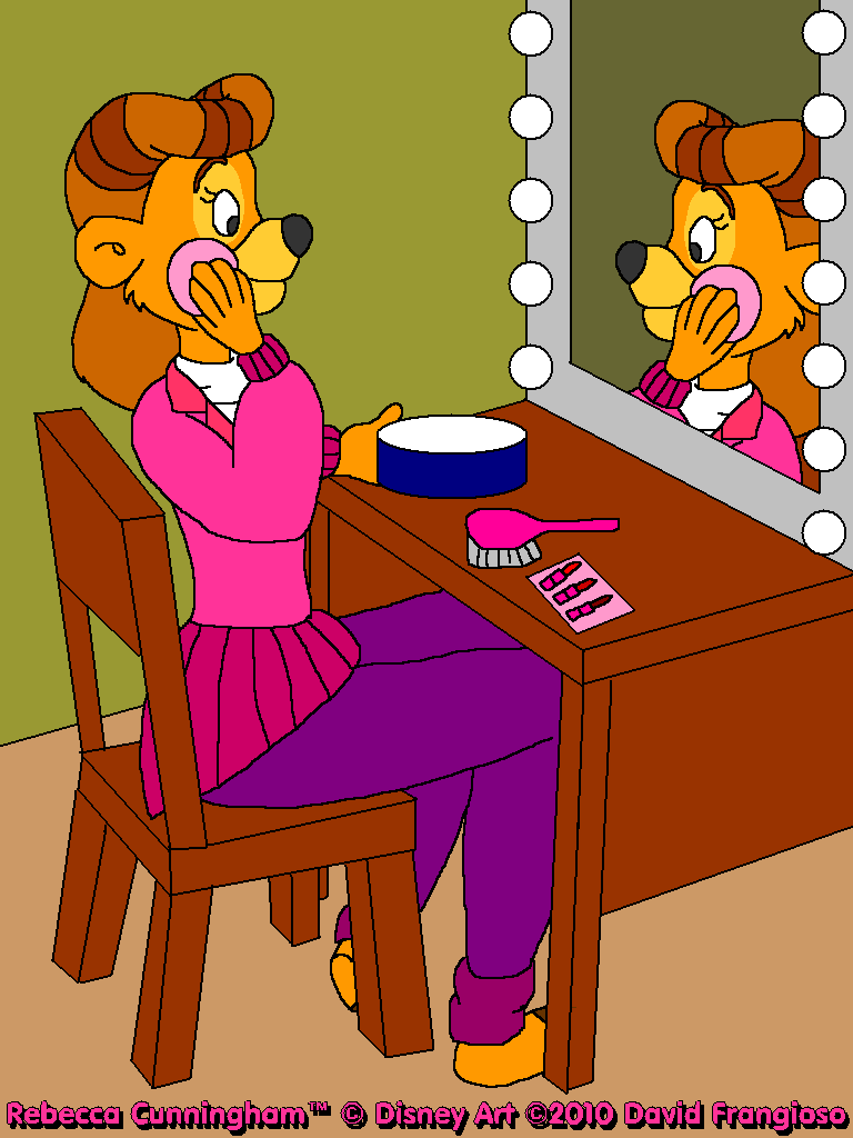 Rebecca Getting Ready For TaleSpin