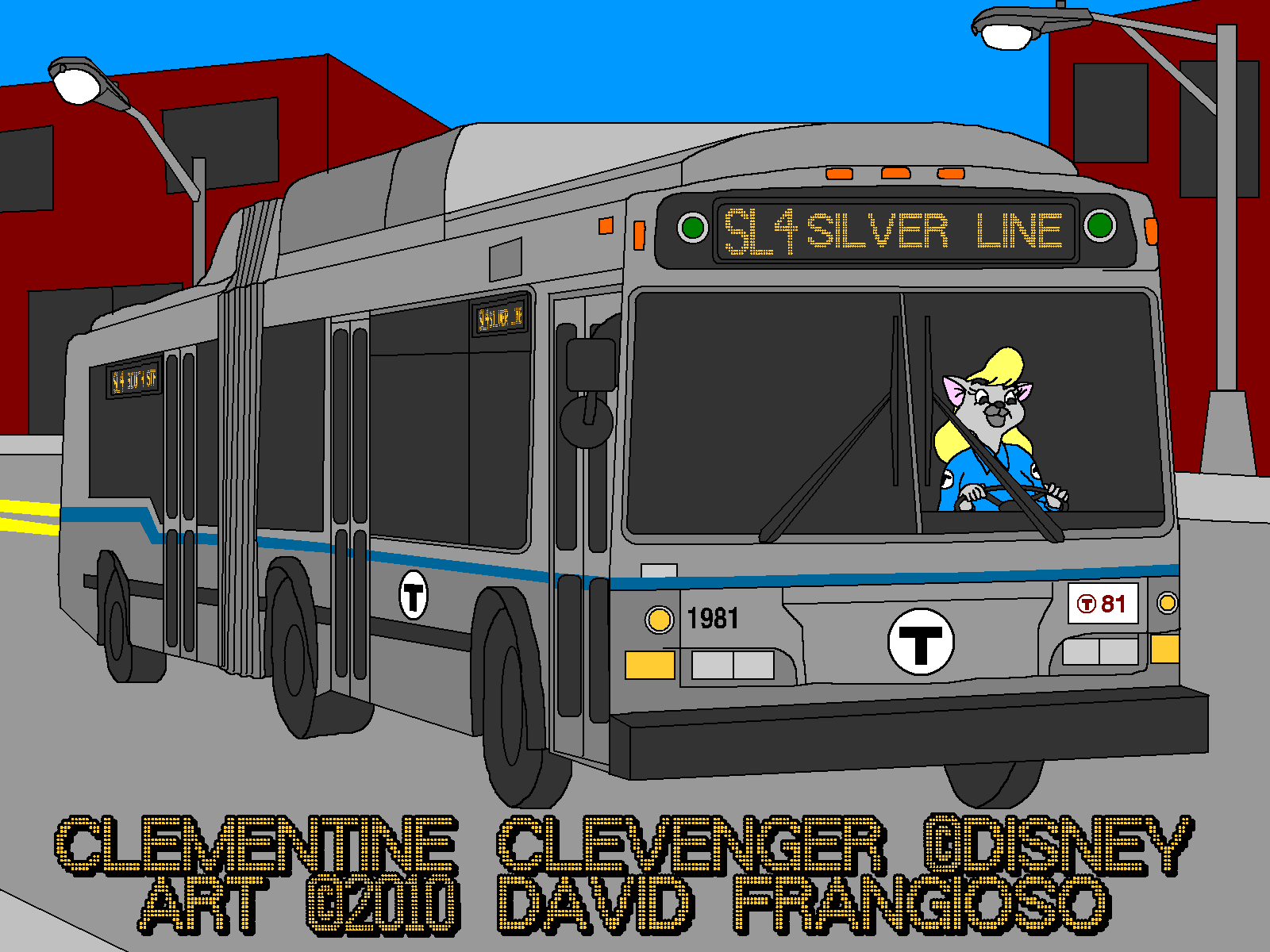 MBTA Silver Line Clementine Clevenger SL4