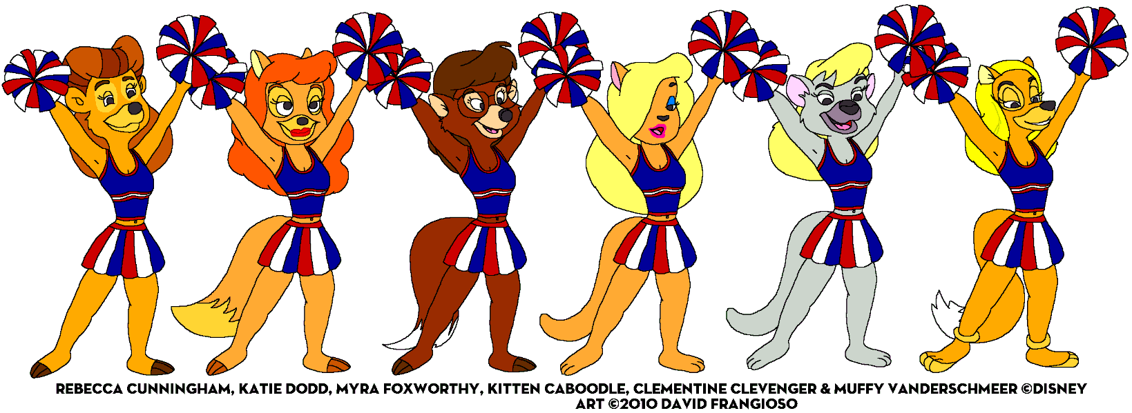 TaleSpin Cheerleaders