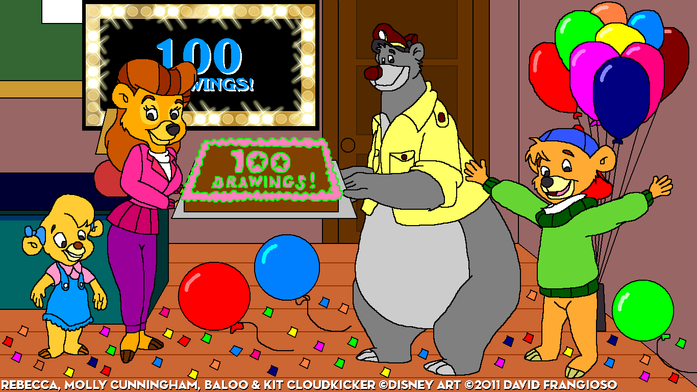 100th Drawing of Rebecca Cunningham
