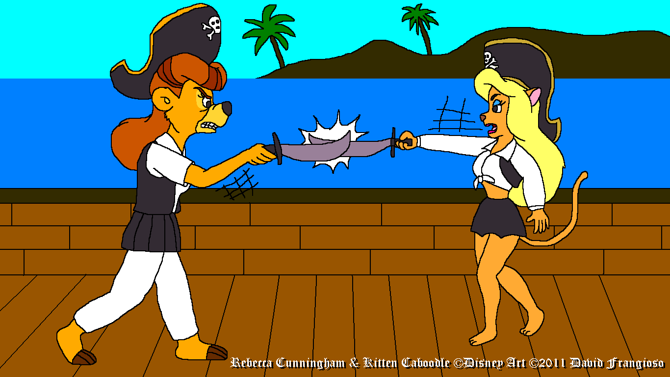 Rebecca Cunningham & Kitten Caboodle Pirate Movie